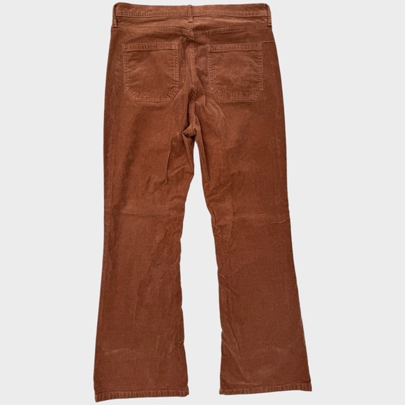GAP High Rise Corduroy '70s Flare Pants Sable Brown Size 14 - Picture 5 of 6